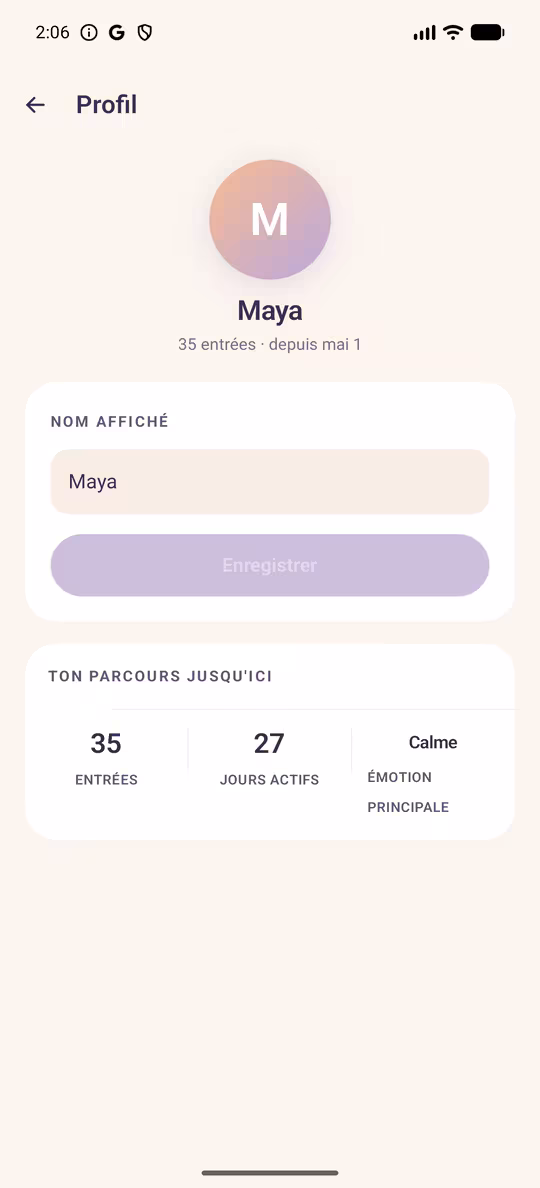 Paramètres et confidentialité