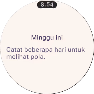 Ringkasan minggu ini di Wear OS