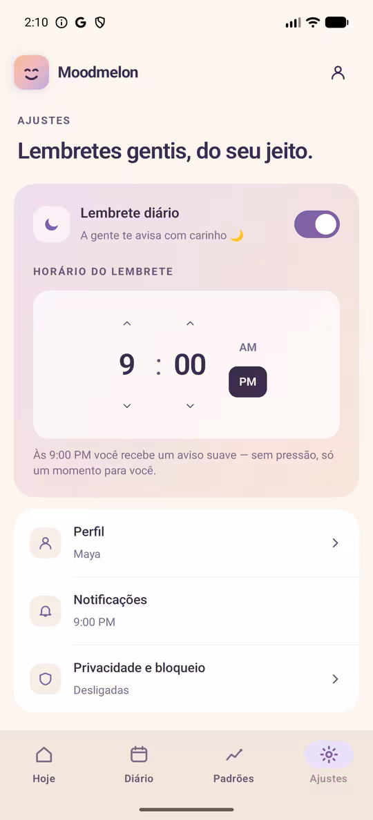 Nota da entrada de humor